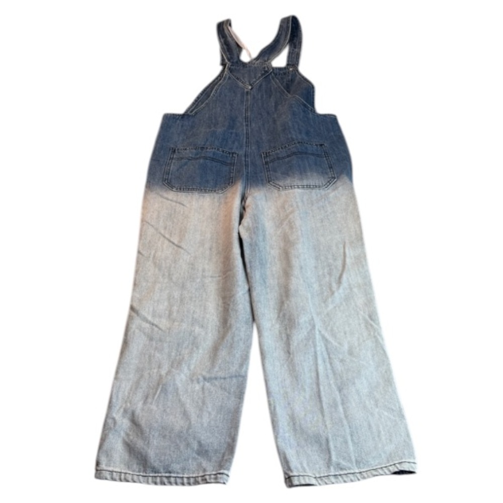 NWT Storia Rosebud Overalls Ombre Denim Blue Size Small - Picture 5 of 14